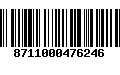 Código de Barras 8711000476246