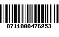 Código de Barras 8711000476253