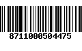 Código de Barras 8711000504475