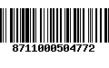 Código de Barras 8711000504772