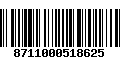 Código de Barras 8711000518625