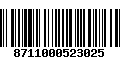 Código de Barras 8711000523025