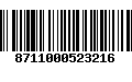 Código de Barras 8711000523216