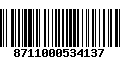 Código de Barras 8711000534137