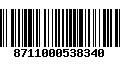 Código de Barras 8711000538340