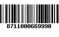 Código de Barras 8711000669990