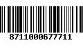 Código de Barras 8711000677711