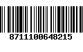 Código de Barras 8711100648215