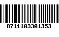 Código de Barras 8711103301353