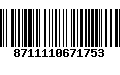 Código de Barras 8711110671753