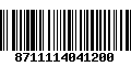 Código de Barras 8711114041200