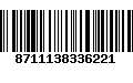 Código de Barras 8711138336221