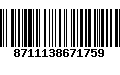 Código de Barras 8711138671759