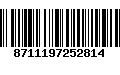 Código de Barras 8711197252814