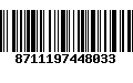 Código de Barras 8711197448033