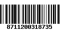 Código de Barras 8711200318735