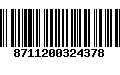 Código de Barras 8711200324378