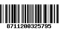 Código de Barras 8711200325795