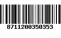 Código de Barras 8711200350353