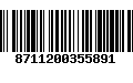 Código de Barras 8711200355891