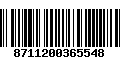 Código de Barras 8711200365548