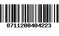 Código de Barras 8711200404223