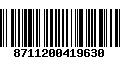 Código de Barras 8711200419630