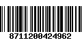 Código de Barras 8711200424962