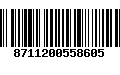 Código de Barras 8711200558605