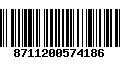 Código de Barras 8711200574186