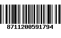 Código de Barras 8711200591794