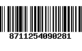 Código de Barras 8711254090281