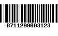 Código de Barras 8711299003123