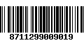 Código de Barras 8711299009019