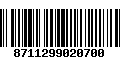 Código de Barras 8711299020700