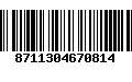 Código de Barras 8711304670814