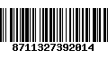 Código de Barras 8711327392014