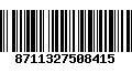 Código de Barras 8711327508415