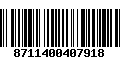 Código de Barras 8711400407918