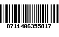 Código de Barras 8711406355817