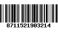 Código de Barras 8711521903214