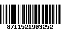 Código de Barras 8711521903252