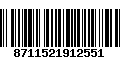 Código de Barras 8711521912551