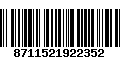 Código de Barras 8711521922352