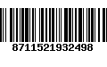 Código de Barras 8711521932498