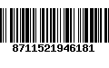 Código de Barras 8711521946181