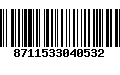 Código de Barras 8711533040532