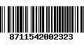 Código de Barras 8711542002323