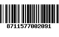 Código de Barras 8711577002091