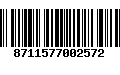 Código de Barras 8711577002572